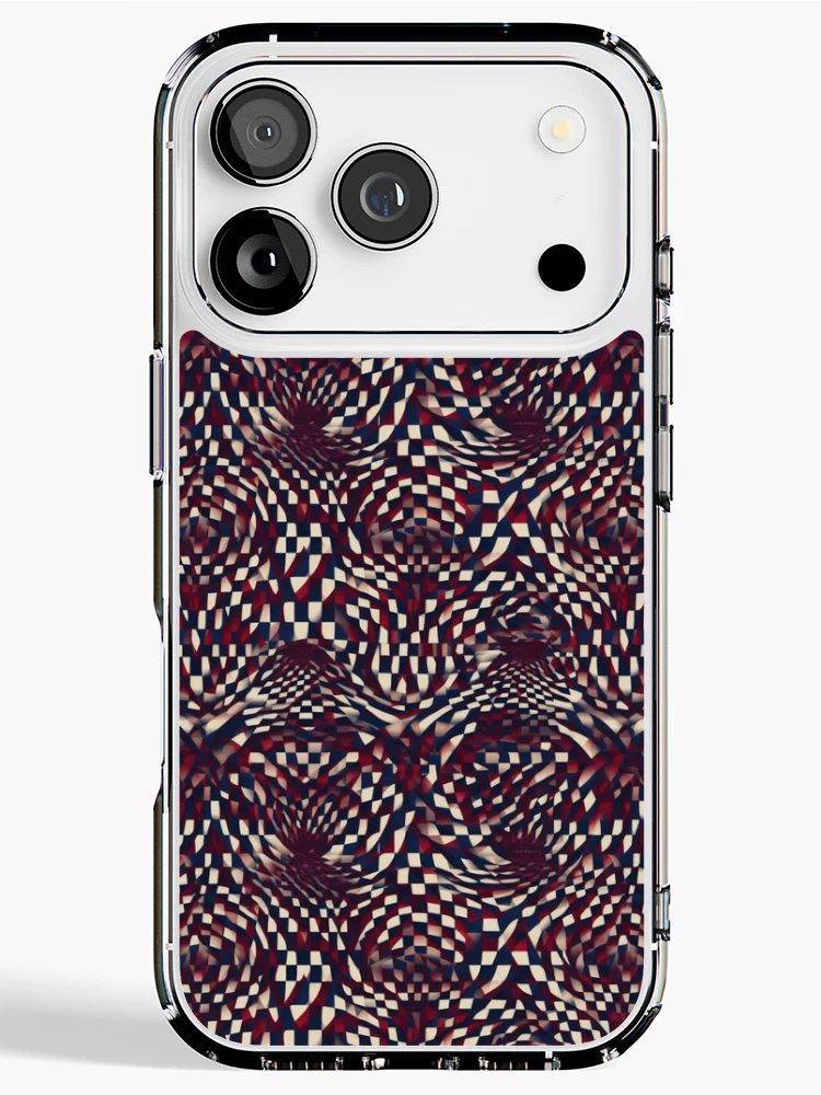 Thumbnail 1 of 5, iPhone Case, Optical illusions pattern designed and sold by PatternSummit.