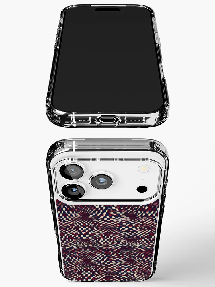 Thumbnail 3 of 5, iPhone Case, Optical illusions pattern designed and sold by PatternSummit.