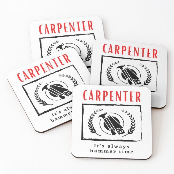 Item preview, Carpenter It's Always Hammer Time funny motivational design designed and sold by DigitalMagShop.