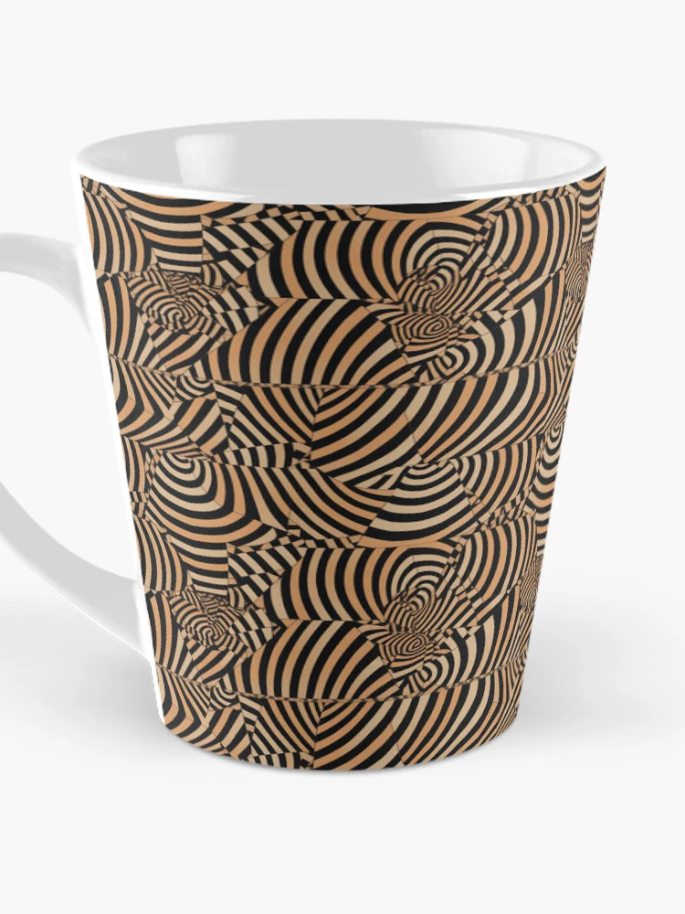 Thumbnail 3 of 4, Coffee Mug, Optical illusions pattern designed and sold by PatternSummit.