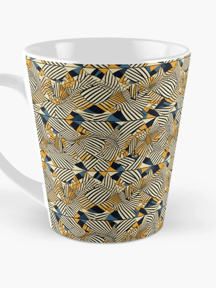 Thumbnail 3 of 4, Coffee Mug, Optical illusions pattern designed and sold by PatternSummit.