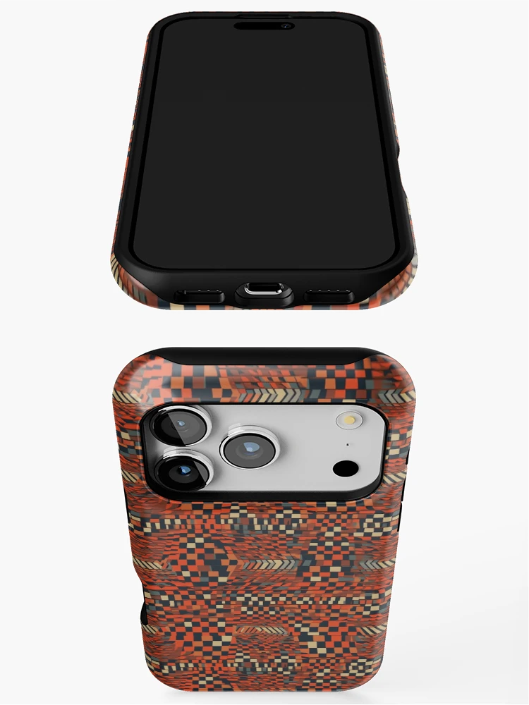 Thumbnail 3 of 4, iPhone Case, Optical illusions pattern designed and sold by PatternSummit.