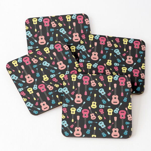 Item preview, colorful ukulele pattern designed and sold by piesdesignart.