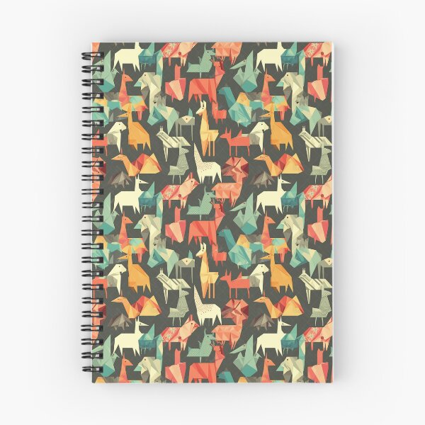 Aperçu de l'œuvre Origami animals pattern créée et vendue par PatternSummit.