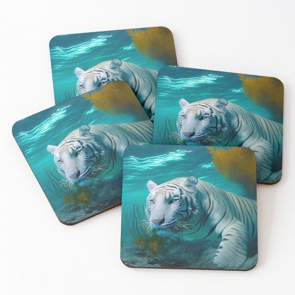 Item preview, swimming tiger designed and sold by SuperSousou.