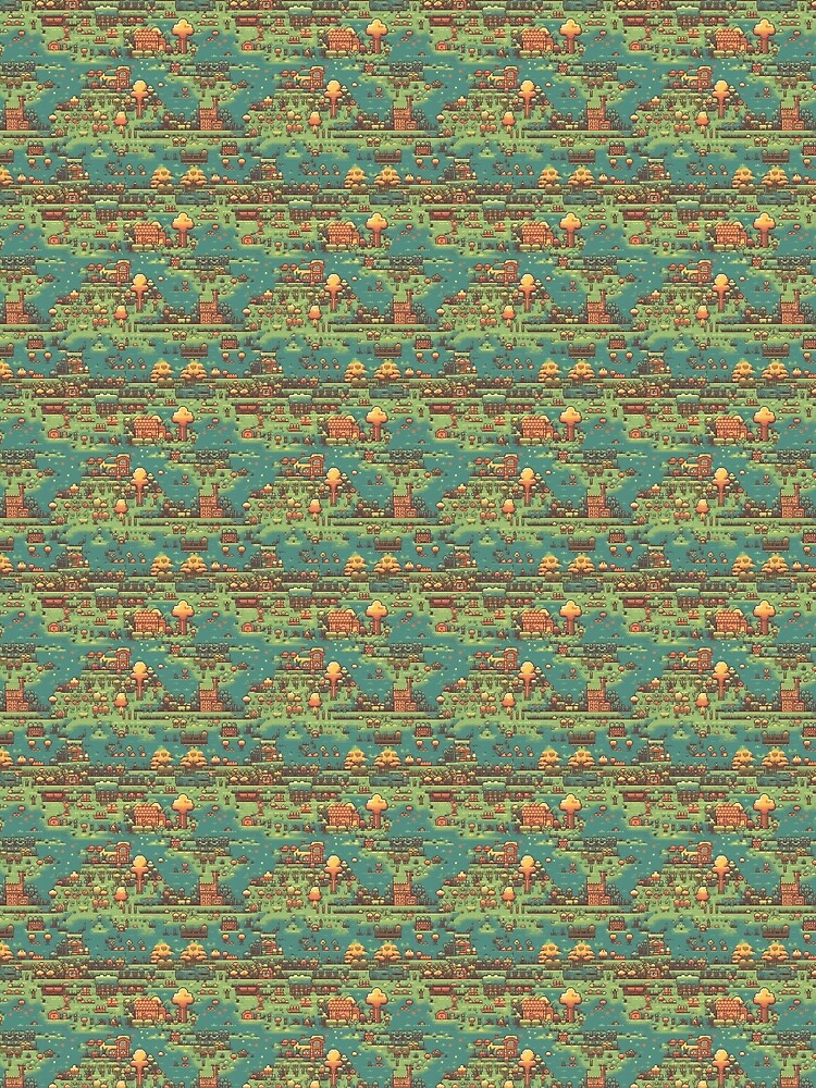 Thumbnail 3 of 3, Scarf, Pixel art pattern designed and sold by PatternSummit.
