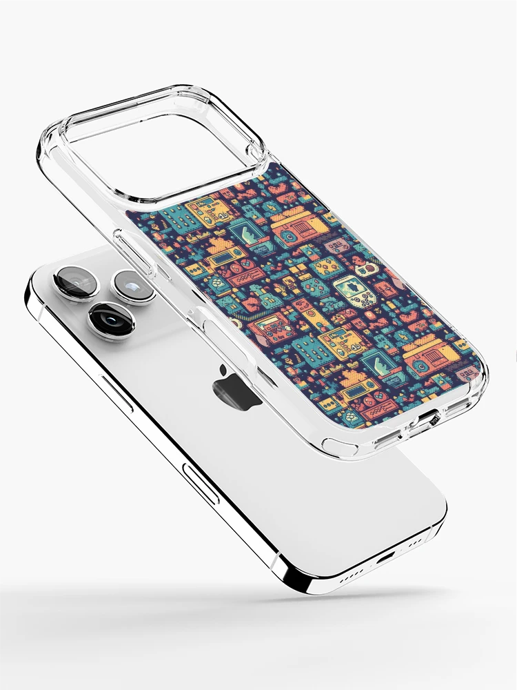 Thumbnail 2 of 5, iPhone Case, Pixel art pattern designed and sold by PatternSummit.