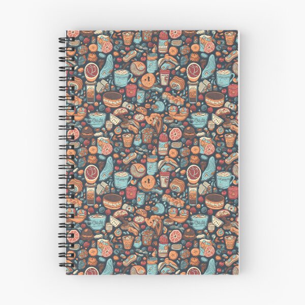 Item preview, Quirky food pattern designed and sold by PatternSummit.