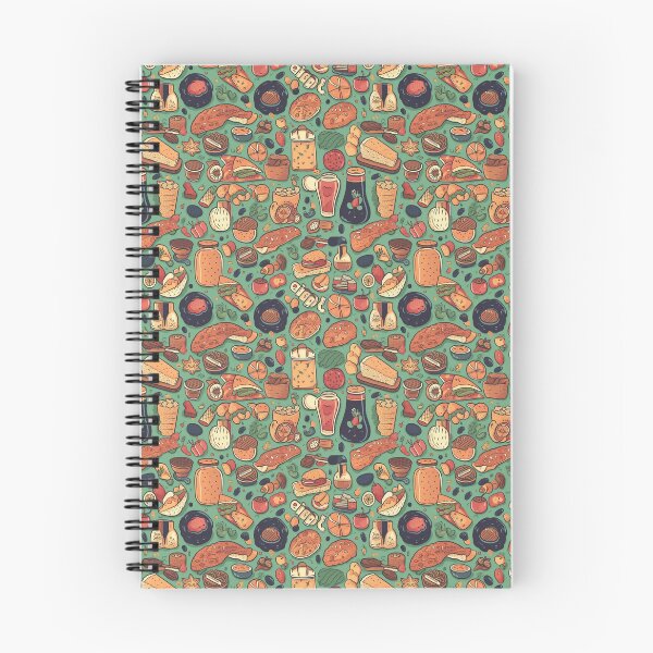 Item preview, Quirky food pattern designed and sold by PatternSummit.