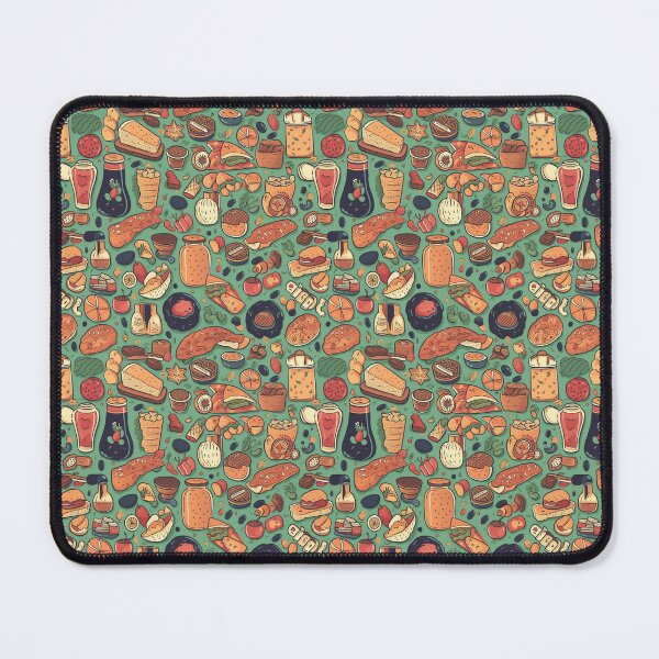 Item preview, Quirky food pattern designed and sold by PatternSummit.