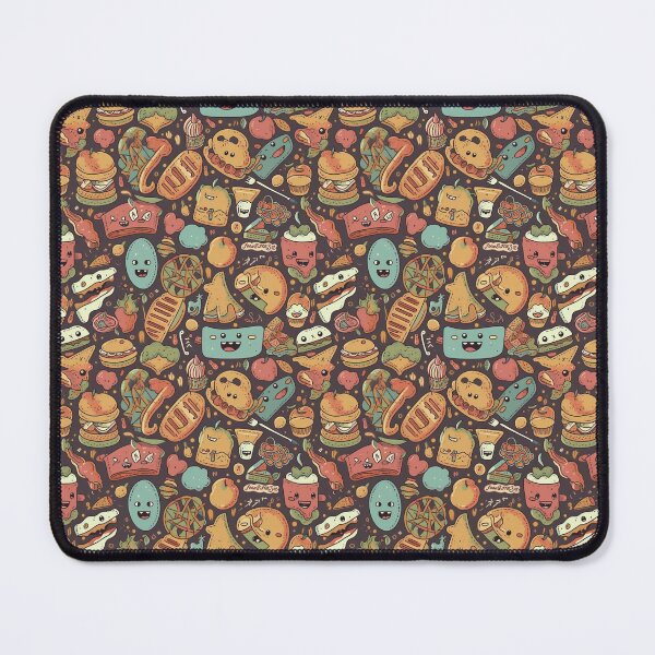 Item preview, Quirky food pattern designed and sold by PatternSummit.