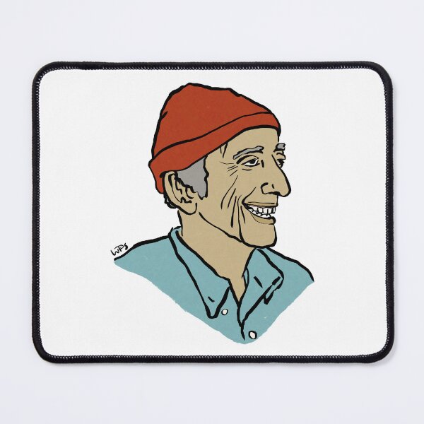Item preview, Jacques Cousteau colour designed and sold by WhenPigsSwim.