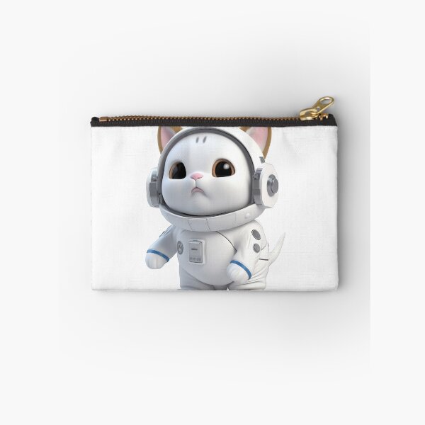 Item preview, Astronaut style cute cat, kitten isolated object 4 designed and sold by jetaiart.
