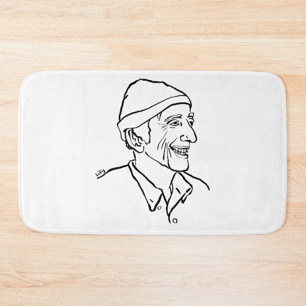 Item preview, Jacques Cousteau outline designed and sold by WhenPigsSwim.