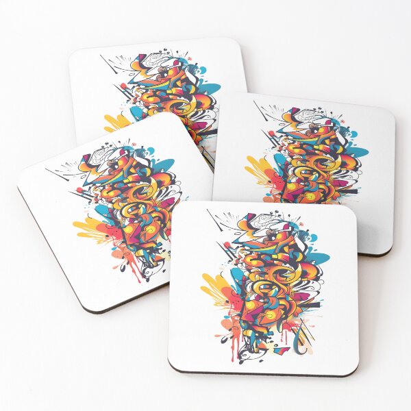 Item preview, Abstract graffiti street art designed and sold by Kenneth Heiss.
