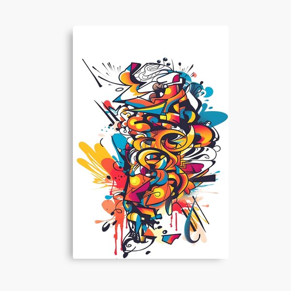 Abstract graffiti street art