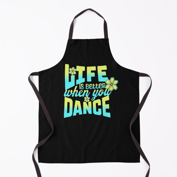 Item preview, Life is Better when You Dance Retro Floral Typography Quote designed and sold by thedazzlingmonk.
