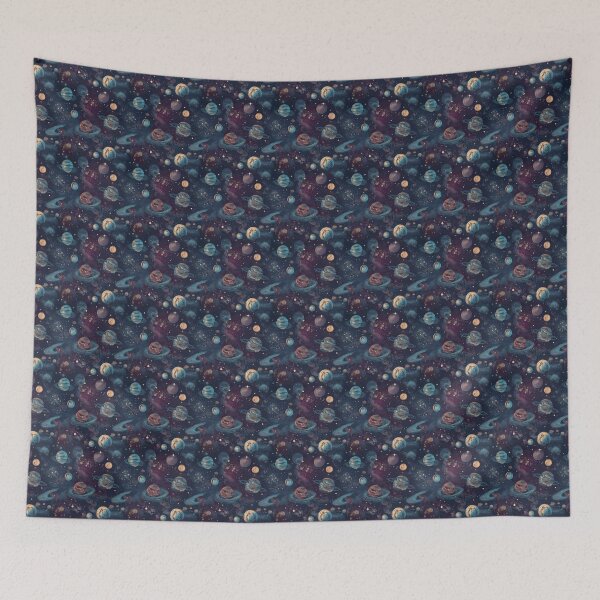 Item preview, Space and galaxies pattern designed and sold by PatternSummit.