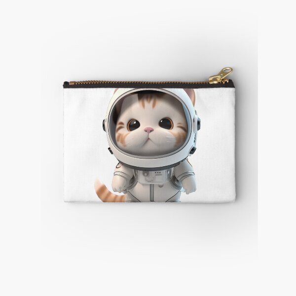 Item preview, Astronaut style cute cat, kitten isolated object 6 designed and sold by jetaiart.