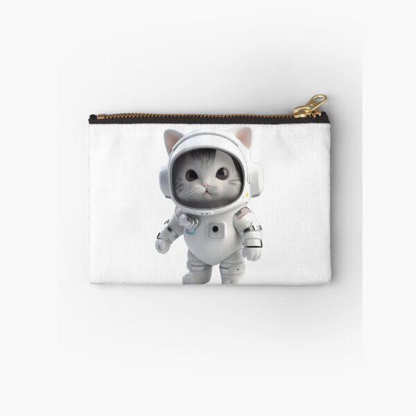 Item preview, Astronaut style cute cat, kitten isolated object 8 designed and sold by jetaiart.