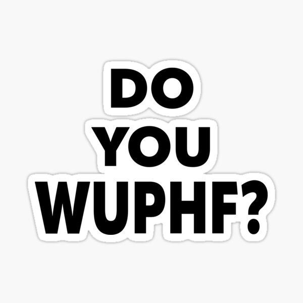 The Office: WUPHF.com Sticker for Sale by Wellshirt