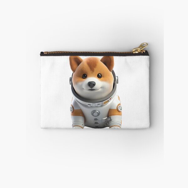 Item preview, Astronaut style shiba inu dog, kitten isolated object 9 designed and sold by jetaiart.