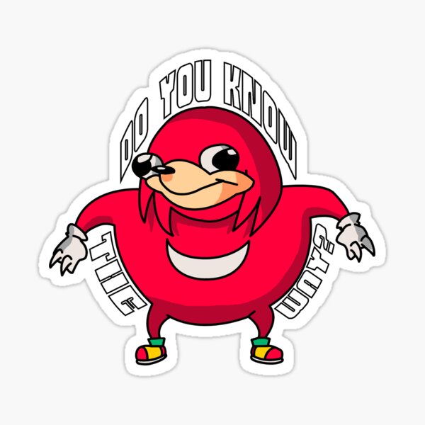 Do You Know The Way Stickers Redbubble - do you know da wae roblox id code