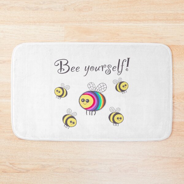 Item preview, Bee yourself on white designed and sold by QuirkyBeez.