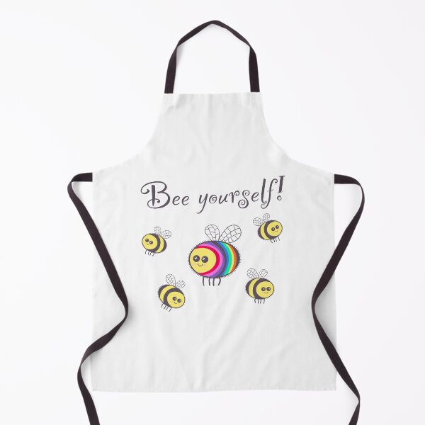 Item preview, Bee yourself on white designed and sold by QuirkyBeez.