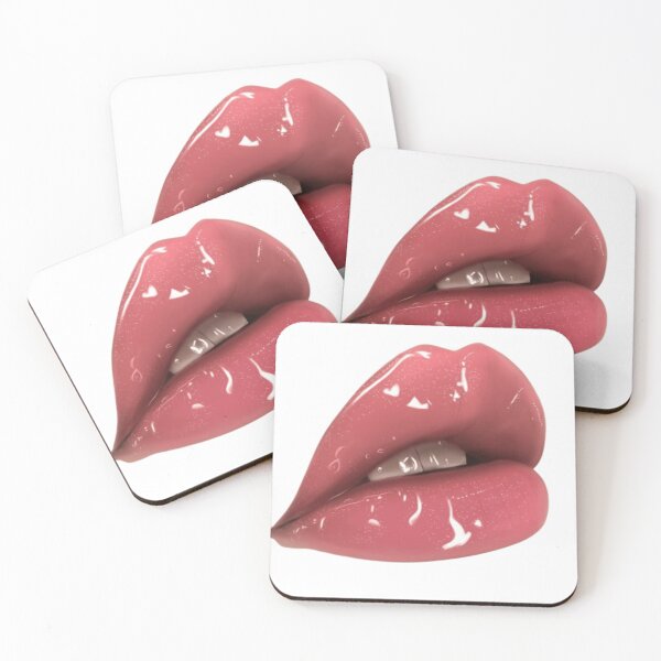 Item preview, Peach lip art designed and sold by SmritiArts.