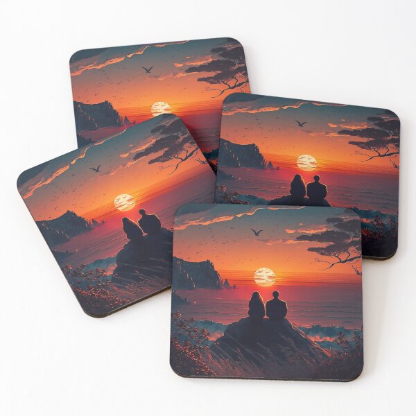 Item preview, Romantic sunset view No 12 designed and sold by SunsetFootsteps.