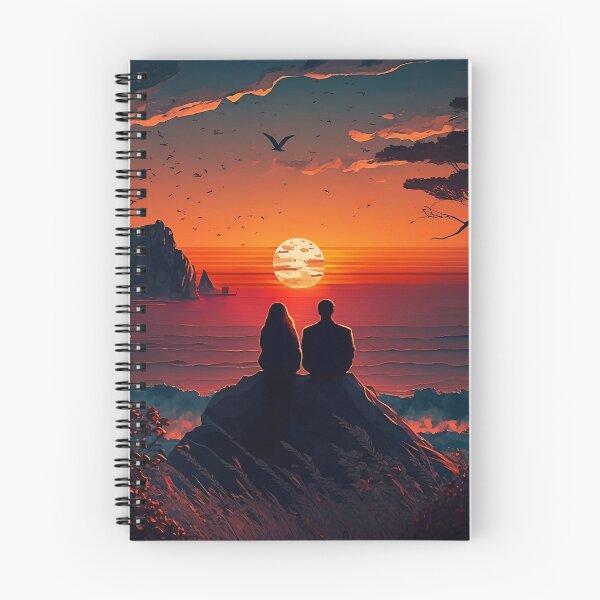 Item preview, Romantic sunset view No 12 designed and sold by SunsetFootsteps.
