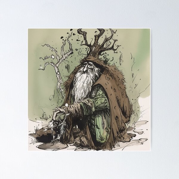 Item preview, Druid 1 designed and sold by Mark Salmon.