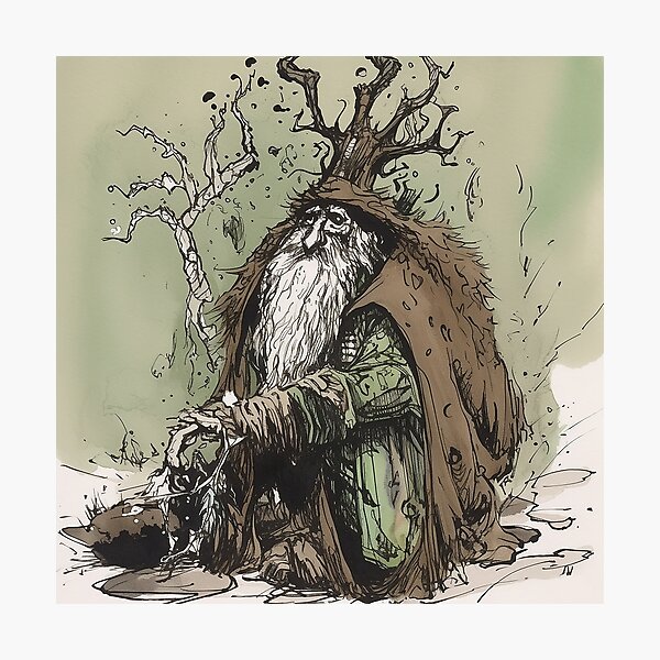 Item preview, Druid 1 designed and sold by Mark Salmon.