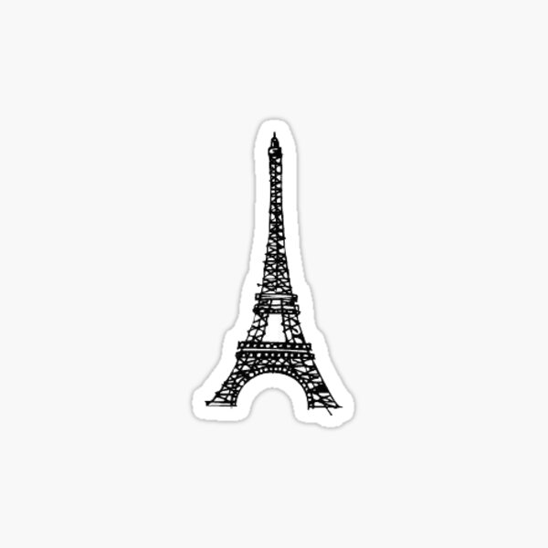little eiffel tower Sticker