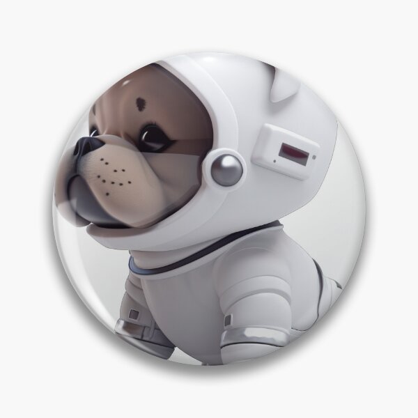 Item preview, Astronaut style dog, kitten isolated object 11 designed and sold by jetaiart.