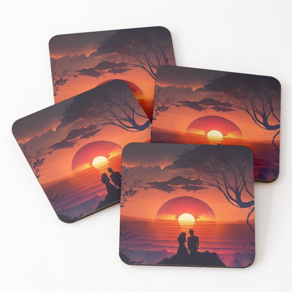 Item preview, Romantic sunset view No 8 designed and sold by SunsetFootsteps.