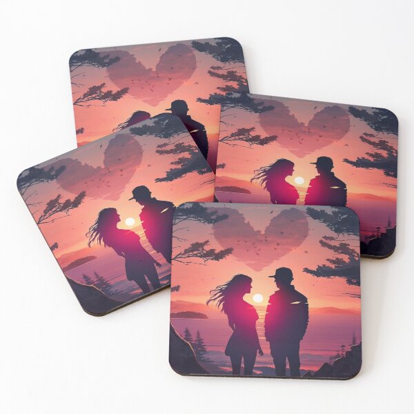 Item preview, romantic sunset view No 6 designed and sold by SunsetFootsteps.