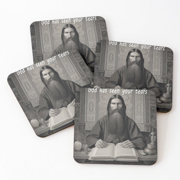 Item preview, Rasputin God has seen your tears designed and sold by SvarunPogani.