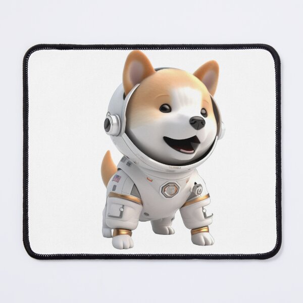 Item preview, Astronaut style shiba inu dog, kitten isolated object 12 designed and sold by jetaiart.