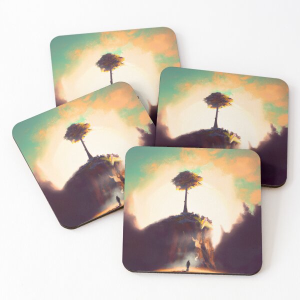 Item preview, Solitude: A Majestic Tree on a Lonely Rock designed and sold by ReshCastella.