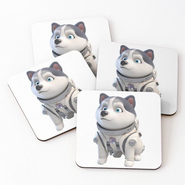 Artikelvorschau, Astronaut style Siberian Husky dog, kitten isolated object 13 entworfen und verkauft von jetaiart.