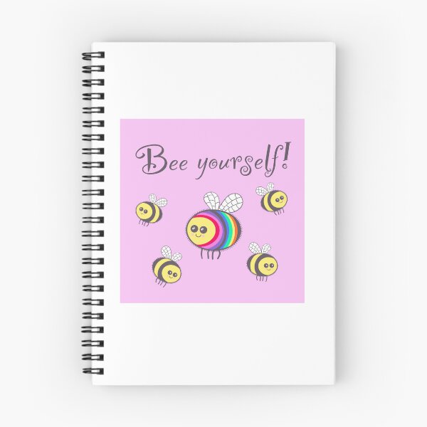 Item preview, Bee Yourself on pink designed and sold by QuirkyBeez.