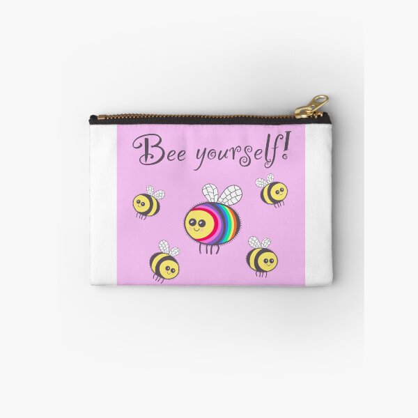 Item preview, Bee Yourself on pink designed and sold by QuirkyBeez.