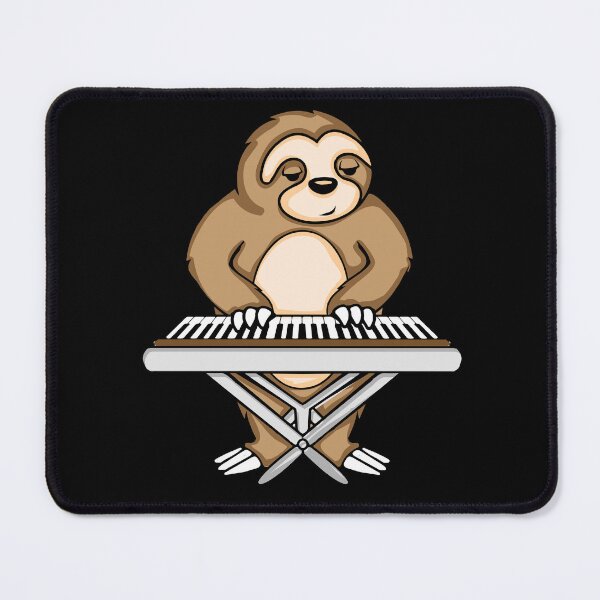 Item preview, Keyboard Piano Player Kids Music Sloth Gift Keyboard designed and sold by DSWShirts.