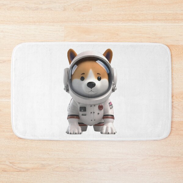 Item preview, Astronaut style shiba inu dog, kitten isolated object 11 designed and sold by jetaiart.