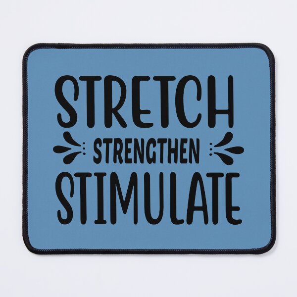 Item preview, Yoga Quote Stretch Strengthen Stimulate Motivational Saying designed and sold by SoccaTamam.