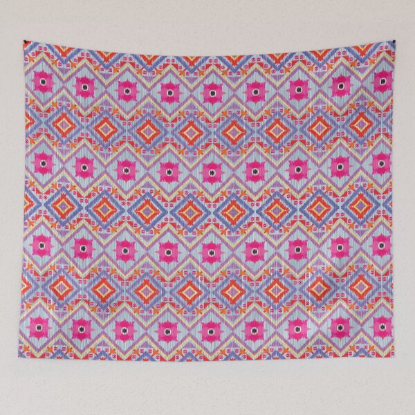 Item preview, Geometric Ikat  Seamless Motif Sticker designed and sold by ppklikemandala.