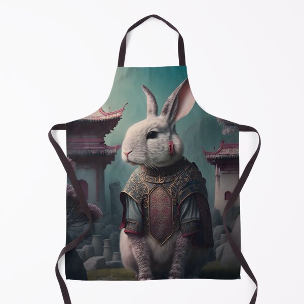 Item preview, The Year of The Rabbit 2023, Chinese Zodiac New Year 2023 - AI-Generated surrealist Art designed and sold by Flowsaiartshop.