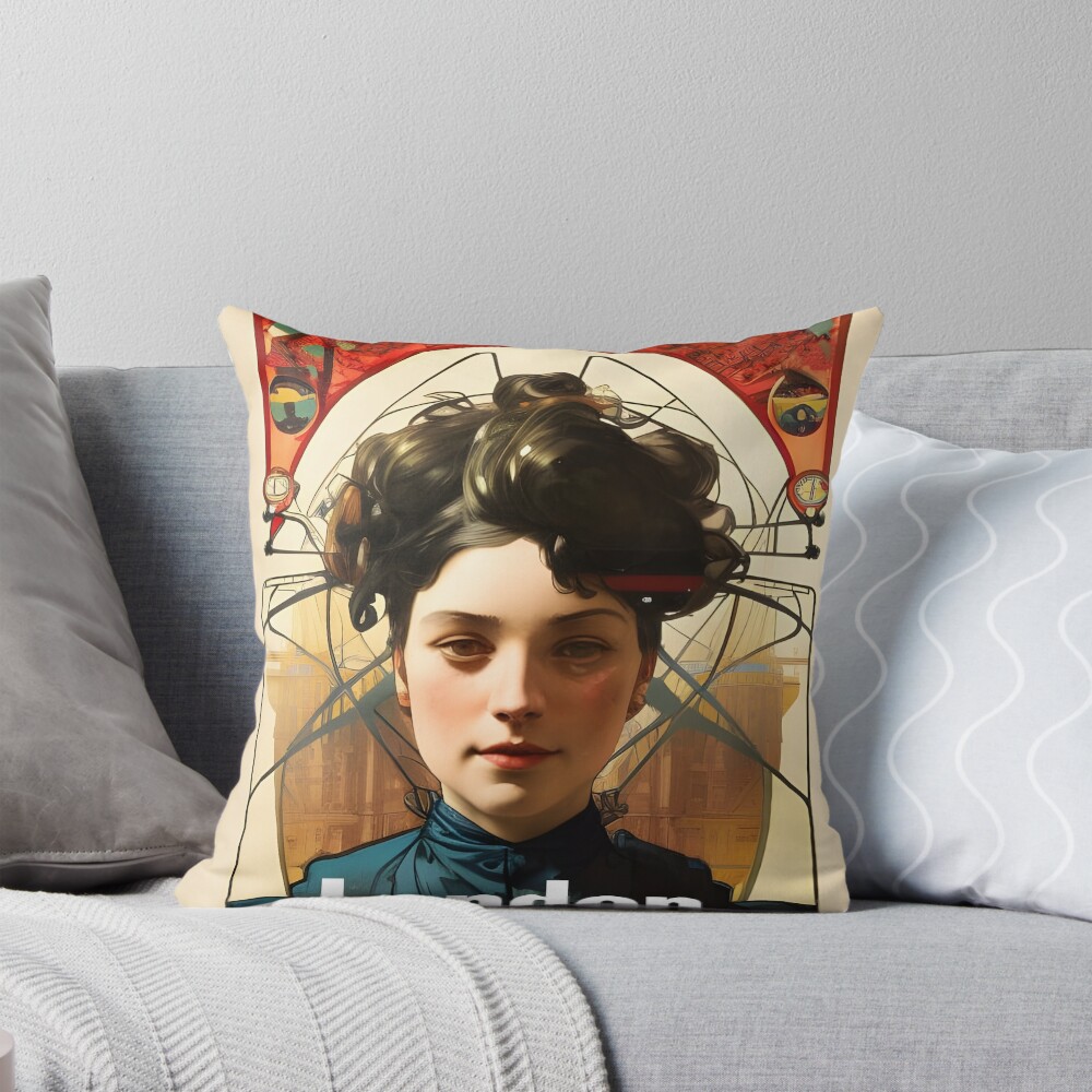 Item preview, Throw Pillow designed and sold by Colin-Bentham.